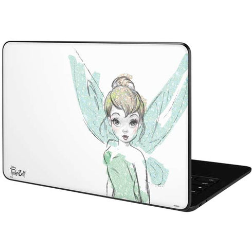 Disney Tinker Bell Watercolor Fairy Art Google Pixelbook Go Skin